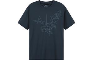 ARMANI EXCHANGE Футболка SS23 мужская морская синяя