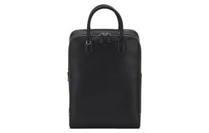 Кожаная сумка-рюкзак среднего размера мужская черная BALLY