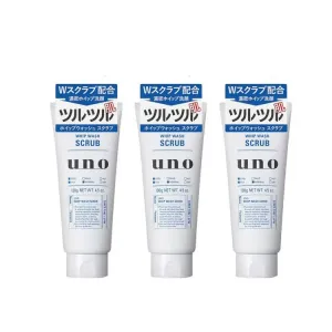 Очищающее средство для лица против акне успокаивающее освежающее отшелушивающее контроль жира 130g/130g*2 Uno