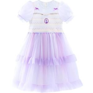 Disney Детское платье Frozen серии Purple для детей 3-7 лет