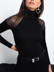 LA Angels Футболка с длинными рукавами черного цвета