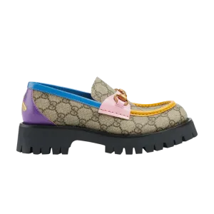Кроссовки Gucci Wmns Horsebit Loafer, цвет GG Monogram - Beige Multi-Color