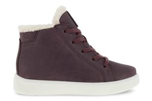 Высокие кеды Street Tray K до щиколотки Ecco, коричневый