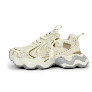 Кроссовки мужские толстые низкие желтый Slnu★3