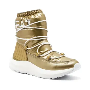 Утепленные зимние ботинки Ea7, золотой