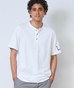 Футболка-поло Carefree, не садящаяся после стирки, с рисунком, короткий рукав, японский крой.