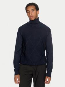 Свитер с высоким воротником обычного кроя Paul&Shark, синий