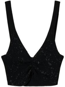 Топ MYFO TWINSET, черный