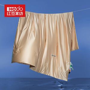 Red Bean Home Textiles Летнее одеяло из глянцевого айс-шелк 150х200 см, гладкое, приятное к телу, можно стирать