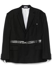 Helmut Lang пиджак Zip Driver, черный