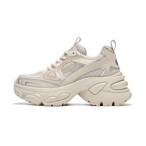 FION Низкие массивные кроссовки женские бежевые