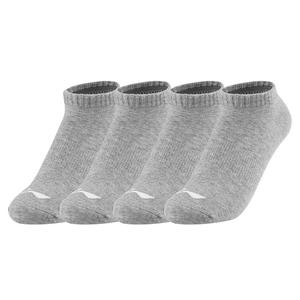 Низкие носки унисекс набор из 4 пар LINING, серый