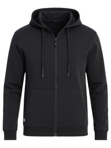 Толстовка с капюшоном на молнии Ombre OM-SSZP-0213, черный
