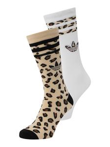 Носки ADIDAS ORIGINALS Leopard Crew 2 Pairs, Beige