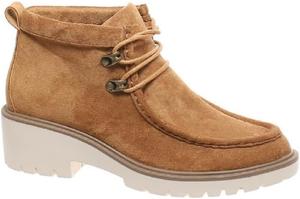 Женские ботильоны Pierre Dumas Soho-1 на шнуровке, платформенные ботинки из искусственной замши, средняя голень, круглый носок, New Tan