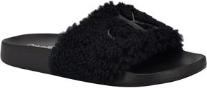Женские лоферы Calvin Klein Amaya, Black Shearling Logo 002