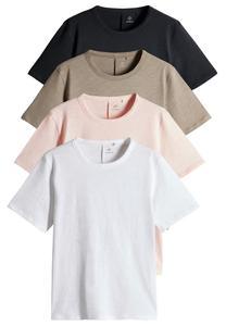 Рубашка The Set, цвет Brown/Pastel pink/Black/White