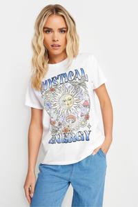 Футболка с мистической энергией Pixiegirl Petite, белый