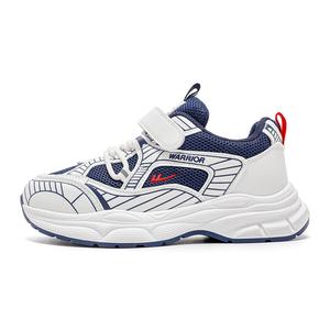 Детские кроссовки для бега WARRIOR, белый/синий