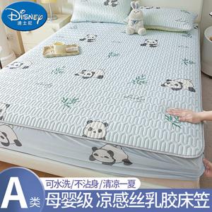 Disney Простыня на резинке из латекса 200x220 см, 3 предмета, панда, утолщенная 5 мм