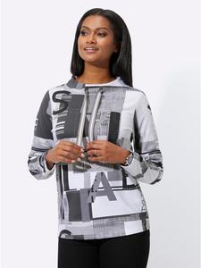 Толстовка черного и экрю цвета WITT WEIDEN