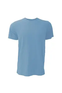 Футболка из парусинового джерси с круглым вырезом Футболка с короткими рукавами Bella + Canvas, синий