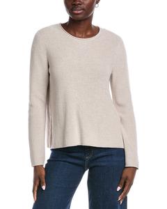 Свитер с круглым вырезом EILEEN FISHER, Tan