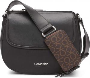 Сумка-кроссбоди Calvin Klein Bella Novelty, Black/Silver Multi