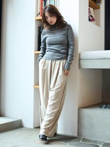 Легко чистящиеся брюки со сборками, которые можно заправлять в брюки Miesrohe, цвет Lbeg[035]