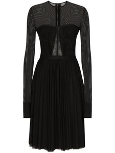 Dolce & Gabbana платье с принтом, черный