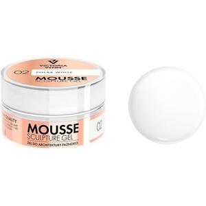 Тиксотропный мусс-гель для скульптурирования 15 мл для наращивания ногтей 02 Polar White Victoria Vynn