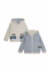 Толстовка на молнии REGULAR FIT JoJo Maman Bébé, бежевый