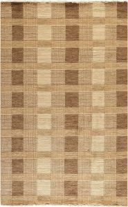 Ковер SAFAVIEH, 153 x 244 см, Tibetan Collection, коричневый, ручной работы, современная шерсть, идеально для помещений с высокой проходимостью в гостиной, спальне (TIB332C)