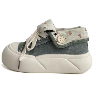 City camel Женские скейтерские кроссовки Mid Top в ностальгическом синем цвете, цвет Nostalgic Blue