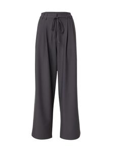 Брюки свободного кроя со складкой спереди LeGer by Lena Gercke Aurelie, темно-серый