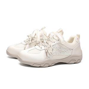 Низкие повседневные туфли женские ZHR, Beige