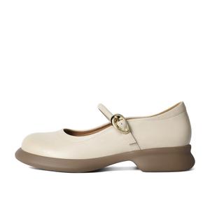 BELLE Платформенные туфли Мэри Джейн для женщин 3,5 см экрю, цвет Ecru