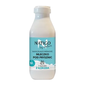 Увлажняющее сливочное молочко для душа с кокосовым маслом Natigo By Nature, 400 мл