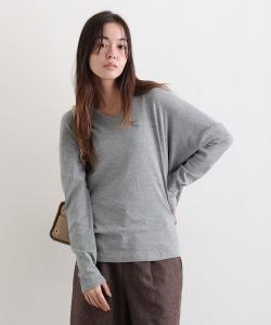 Футболка с V-образным вырезом и рукавами «летучая мышь» Pourvous, цвет Heather Gray