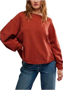 Женская футболка We The Free Total Eclipse Free People, Spiced Rum