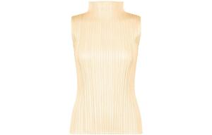 Плиссированная майка ISSEY MIYAKE, светло-бежевый