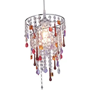 Подвесной светильник näve Lina E27 1 шт. Näve, мультиколор/хромированный