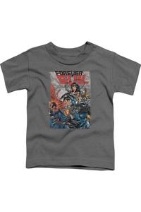 Футболка для детей с коротким рукавом "Лига справедливости Америки: Преступный синдикат" Gildan