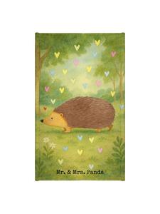 Mr. & Mrs. Panda Полотенце с изображением ежика и сердечка, без надписи, белого цвета