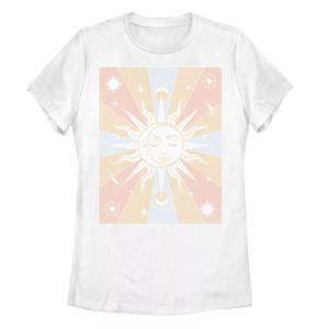 Футболка с изображением галактики Sun & Moon для юниоров, белый