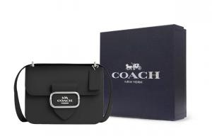 COACH Квадратная сумка из телячьей кожи