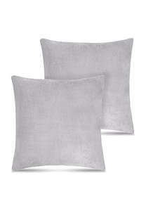Набор фланелевых подушек, 2 штуки, 60x60 см Aspero, светло-серый
