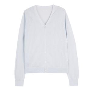 Трикотажный сет для женщин с V-образным вырезом ELLE, синий