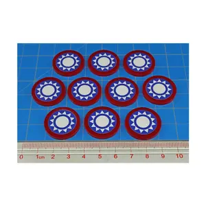 Премиум-печатные жетоны крупных фракций времен Второй мировой войны — Китайская Республика, Token Sets - WWII Factions & Flags