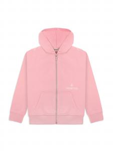 Distretto12 Толстовка с молнией 'LISBONA' в розовом цвете